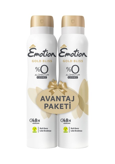 Emotion Gold Bliss Deodorant 2 X 150 Ml