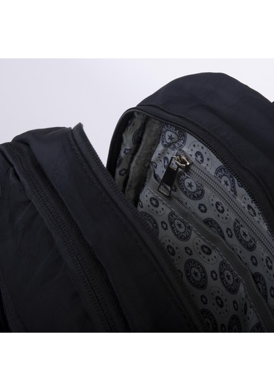 Nas Bag Kadın Çok Gözlü Hafif Su Geçirmez Unisex Water Proof Çanta Siyah