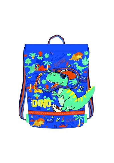 Dream Vest Orman Dinozoru Su Geçirmez Sırt Çantası Çok Renkli
