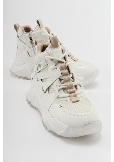 Luvishoes Luvi Shoes Clara Beyaz Kadın Spor Bot Beyaz