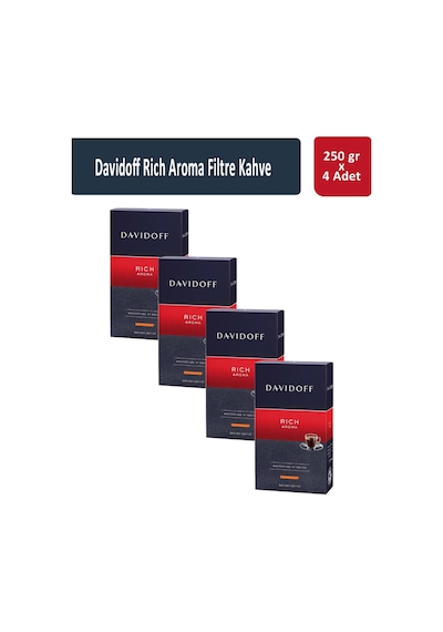 Davidoff Rich Aroma Filtre Kahve 4 x 250 G