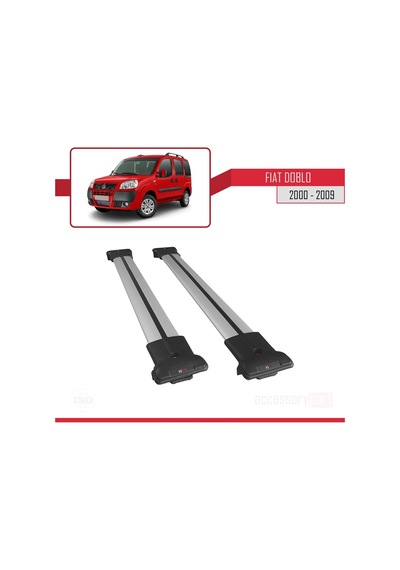 Fiat Doblo 2000-2009 Arası Fly Model Ara Atkı Tavan Barı Gri