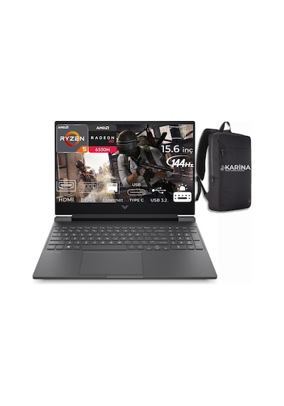 Hp Victus 15-fb2028nt A44mjea-29 32 R5-7535hs -29 32 GB 512 GB Rx6550m W11P 15.6" FHD Dizüstü Bilgisayar