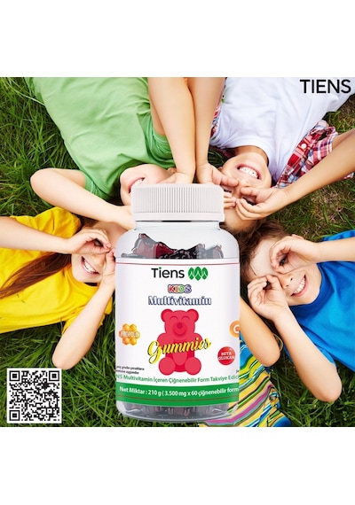Tiens Gta Kids Multivitamin İçeren Çiğnenebilir Takviye Edici Gıda 60 Tablet