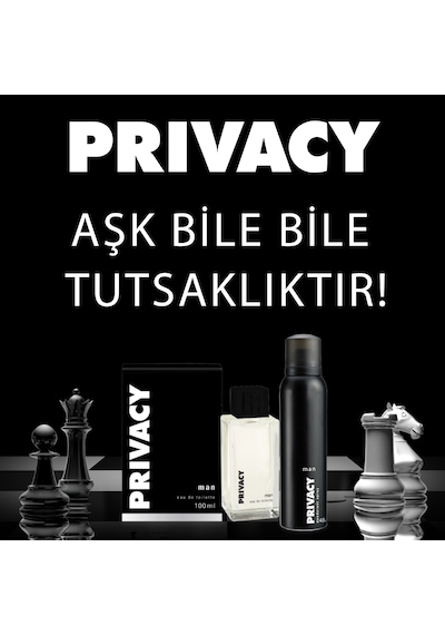 Privacy Man Erkek Sprey Deodorant 6 x 150 ML