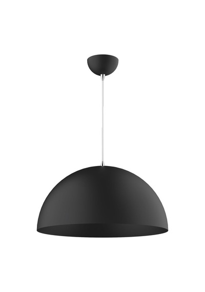 Rys Retro Metal Dekoratif Tekli Siyah İçi Siyah Tekli Sarkıt Çap:40 Cm Beyaz