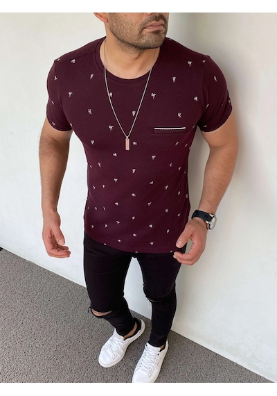 Modefendi Slim Fit Triko Tshırt Gri