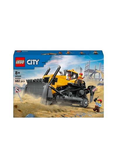 Sarı Buldozer İnşaat Temalı Yaratıcı Oyuncak 8 Yaş Ve Üzeri İçin
