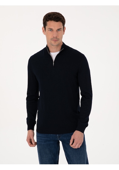 Cacharel Lacivert Regular Fit Kazak