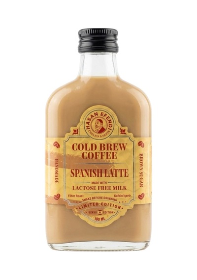 Hasan Efendi Cold Brew Spanısh Latte Coffee 190 Ml 12'li Hazır