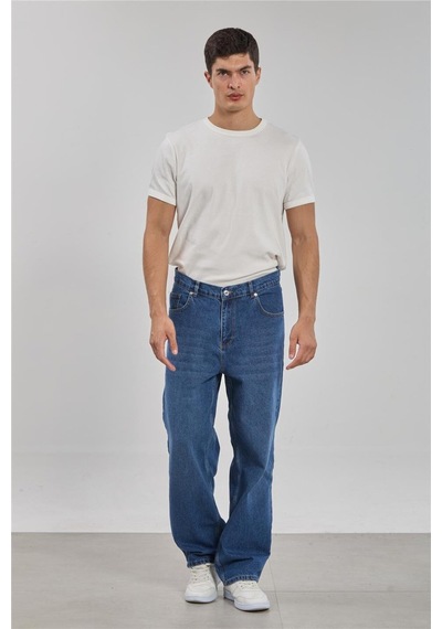 Barrels And Oıl Erkek Relaxed Fit Jean Pantolon - Mavi Mavi
