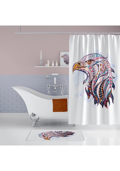 Zethome Eagle Banyo Duş Perdesi Tek Kanat 1x180x200 Diğer