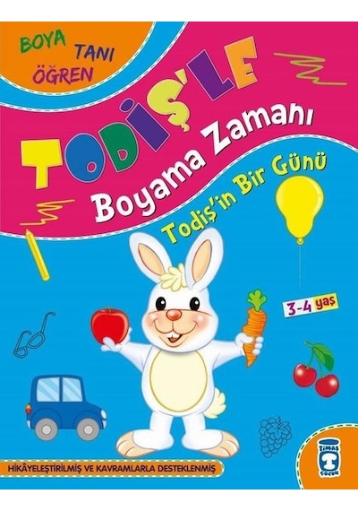 Todişin Bir Günü - Todiş'le Boyama Zamanı - Boya Tanı Öğren- Timaş Çocuk