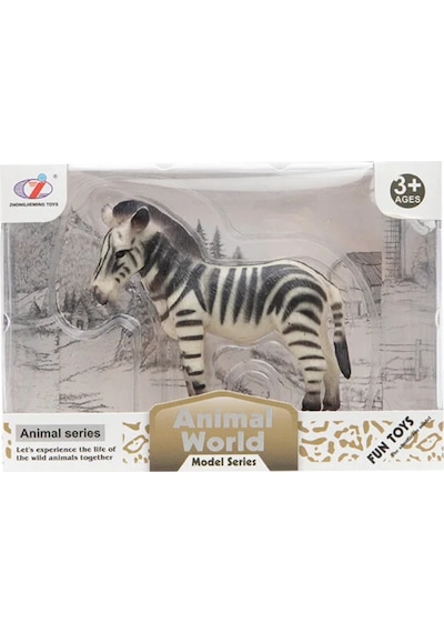 Kutulu Model Figür Hayvan Zebra