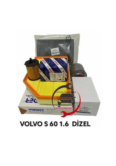 Volvo S60 1.6 Dizel Filtre Bakim Seti 359308758