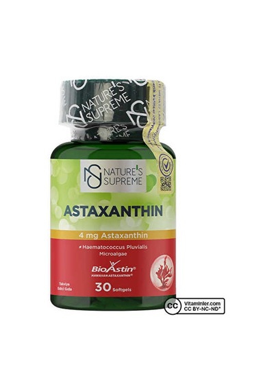 Nature's Supreme Astaxanthin 30 Kapsül