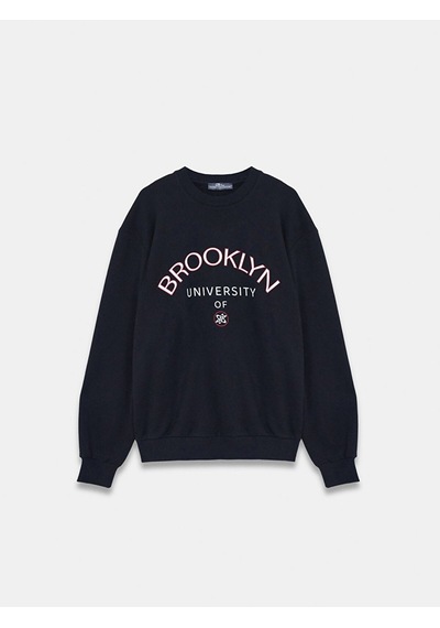 Ltb Baskılı Sıfır Yaka Uzun Kollu Relaxed Fit Siyah Sweatshırt 011258608960069 3986 Siyah