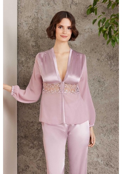 Pierre Cardin 6005 Kadın Rose Gelin Set 6'lı Saten Takım Rose