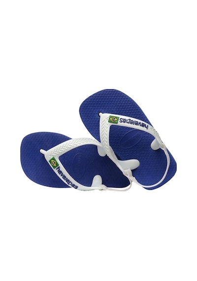 Havaianas Baby Brasıl Logo Iı Erkek Bebek Parmak Arası Sandalet 4140577 2711 Mavi