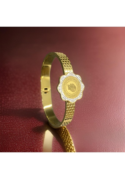Zarafetin Simgesi: 316l Çelik Antialerjik Parlak Taşlar Gold Renk Çeyrek Model Şık Çelik Bileklik - 1194 Gold Zarafetin Simgesi: 316l Çelik Antialerjik Parlak Taşlar Gold Renk Çeyrek Model Şık Çelik Bileklik - 1194 Gold