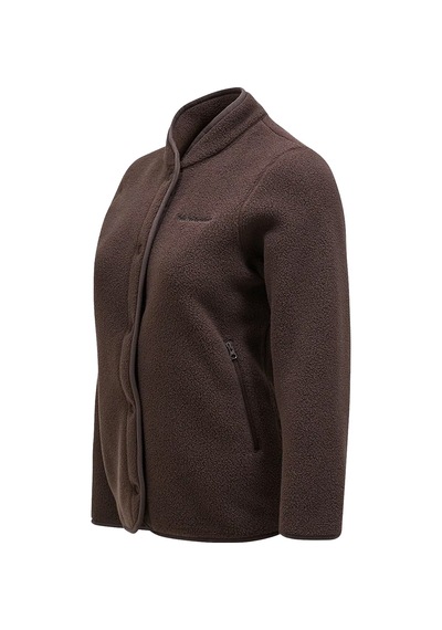 Peak Performance W Fleece Snap Cardigan 28873 Kahverengi