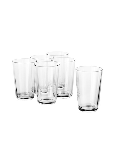 Ikea 365+ 6'lı Meşrubat Bardağı 450 Ml Şeffaf