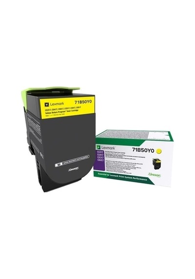 Lexmark 71b50y0 Cs317/417/517/cx317/417/517 2300 Sayfa Sarı Toner