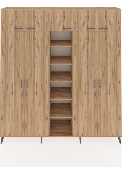 Hyperion Dolap 18 Raflı 9 Kapaklı 220x44x243 Çam-çam/çam Atlas Çam/atlas Çam Hyperion Dolap 18 Raflı 9 Kapaklı 220x44x243 Çam-çam/çam Atlas Çam/atlas Çam