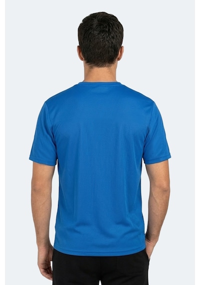Slazenger Revıve Erkek Saks Mavi Tişört
