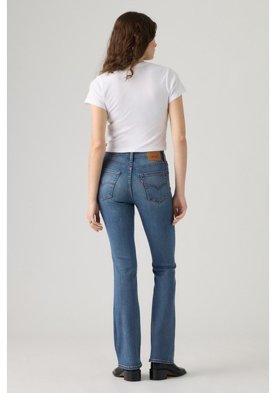 Levi's 725 High Rise Bootcut Finder Keeper Clean Hem Med Indigo Kadın Jean-24000 Mavi
