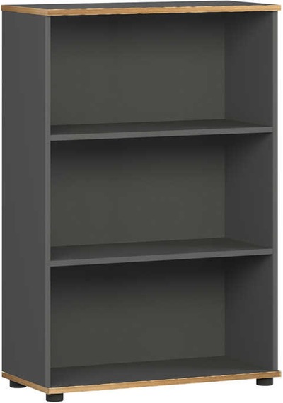 Rio 3 Raflı Kitaplık - Antrasit/kontra 72x109x34 Cm Antrasit