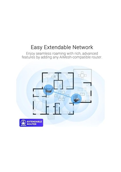 Asus Rt-ax52 Pro Ax3000 Wifi6 Dual-band Extendable Router