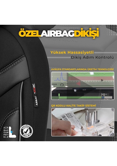 Otom Individual Design Ekstra Destekli Oto Koltuk Kılıfı - 550061876