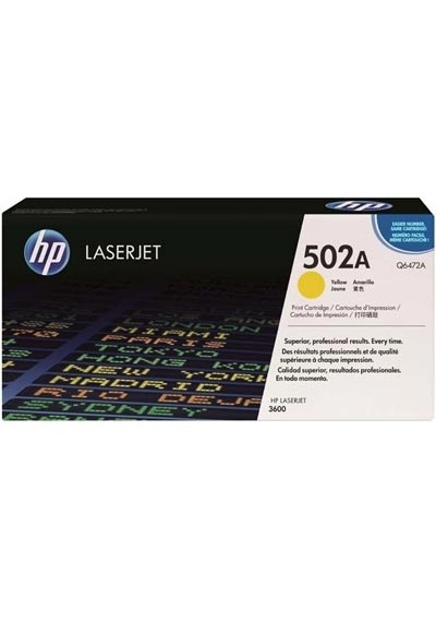 Tonersepeti Hp 502a -q6472a Sarı Toner