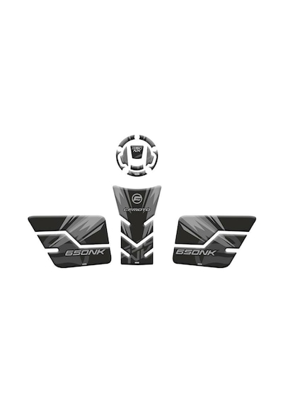 Cf Moto Cf Moto 650 Nk 2022 - 2023 Uyumlu Tank Pad Set 004