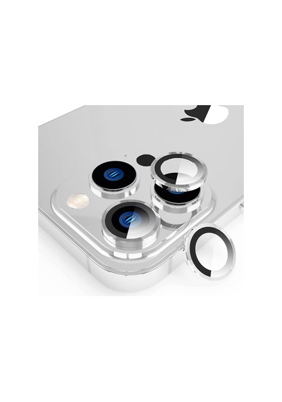 Apple Uyumlu iPhone 14 Pro Mercek Lens Kamera Koruyucu GRİ