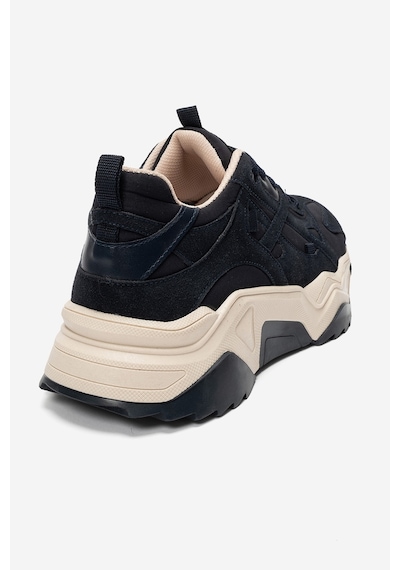 Lecce Lacivert Süet Kadın Spor Sneakers