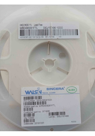 Wr04x8061ftl 8k06 402 Smd Direnç 1000 Adet