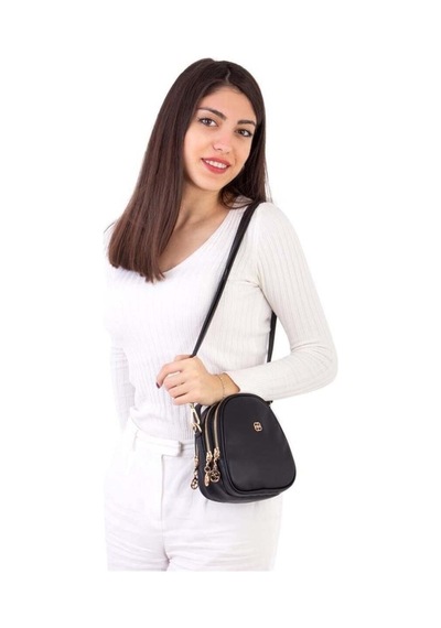 Lovelystore Nas Bag Mini Kadın Çapraz Çanta Siyah