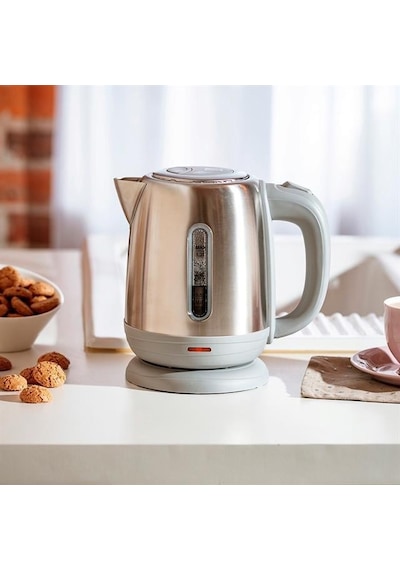 Crown Crw-7211 1800w 1.8 Litre Lüks Çelik Su Isıtıcı Kettle I Nox