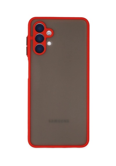 Samsung Galaxy A04s Kılıf Montreal Silikon Kapak - Kırmızı Diğer