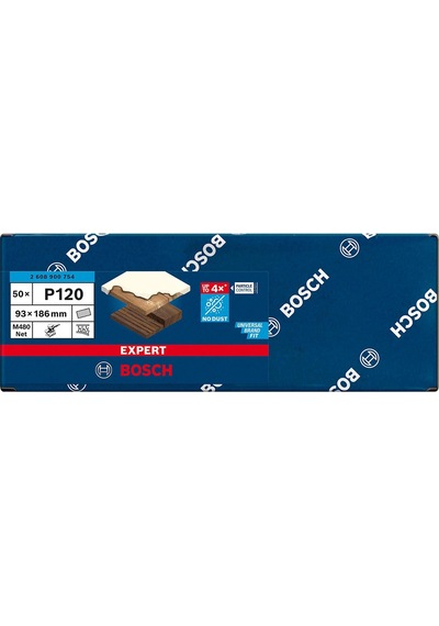 Bosch M480 93x186 Mm 120 Kum Elek Telli Ağ Zımpara 2608900754