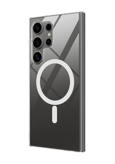 Zore Galaxy S25 Ultra Uyumlu Kılıf Kamera Korumalı Magsafe Sert Pc Porto Kapak-şe Şeffaf
