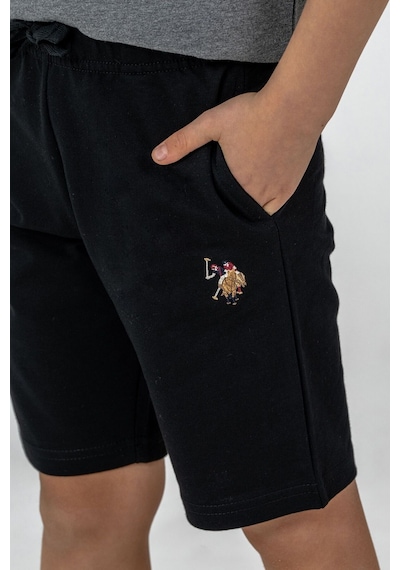 U.S. Polo Assn. Erkek Çocuk Antrasit Bermuda Takım Us2470-c-v3 Antrasit