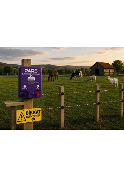 Pars Volt 10000 M2 Elektrikli - Sensörlü Elektrikli Çit Sistemi