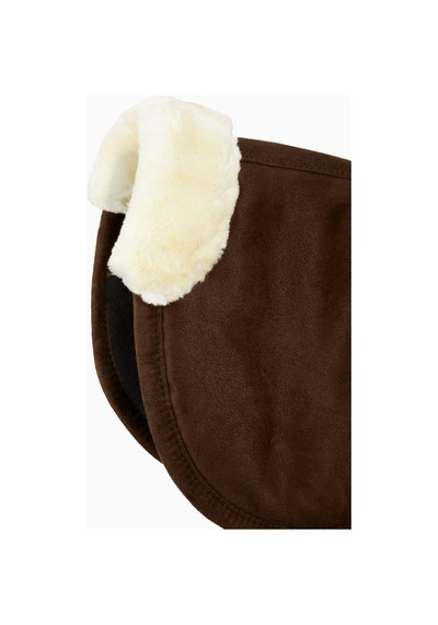 Horze Sahte Kürklü Hafızalı Kö Ük At Eyeri Pedi, Polar Astar & Mikrofiber, Şok Emilimi