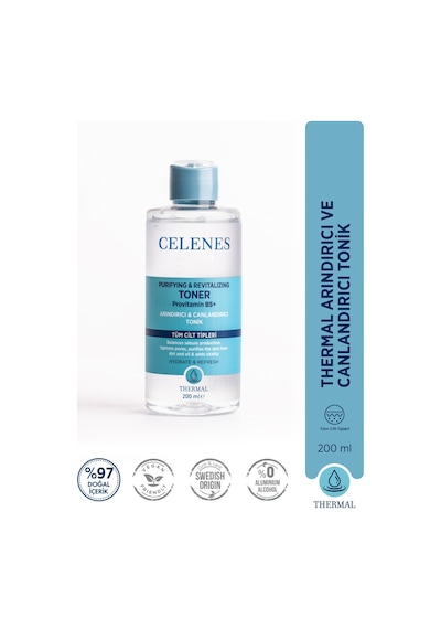 Celenes Thermal & Canlandırıcı Tonik 200 ML