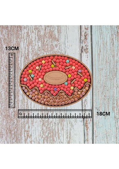 Cam Mozaik Kendin Yap Dıy Mozaik Donut Tablo Çocuk Etkinlik Hobi Ve Sanat Seti