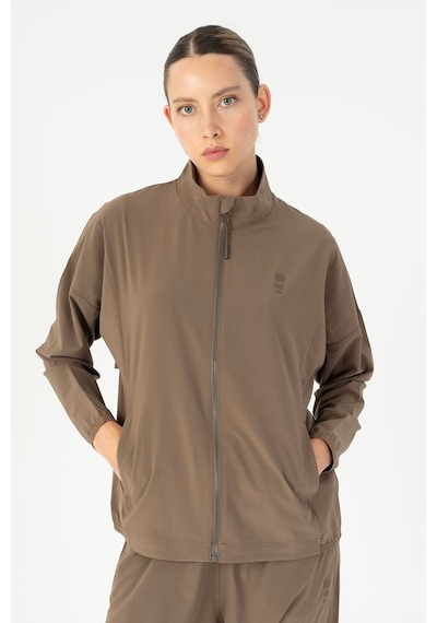 Maraton Comfort Kadın Dik Yaka Kakao Tracktop Kakao