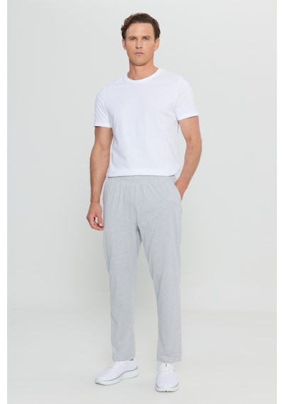 AC&Co / Altınyıldız Classics Erkek Grı Melanj Pamuklu Standart Fit Normal Kesim Beli Lastikli Cepli Pijama Altı Gri Melanj AC&Co / Altınyıldız Classics Erkek Grı Melanj Pamuklu Standart Fit Normal Kesim Beli Lastikli Cepli Pijama Altı Gri Melanj